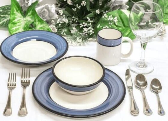 Blue Chain Lead Free Dinnerware Made In Usa Hfcoors The Mood Guide 560x402 