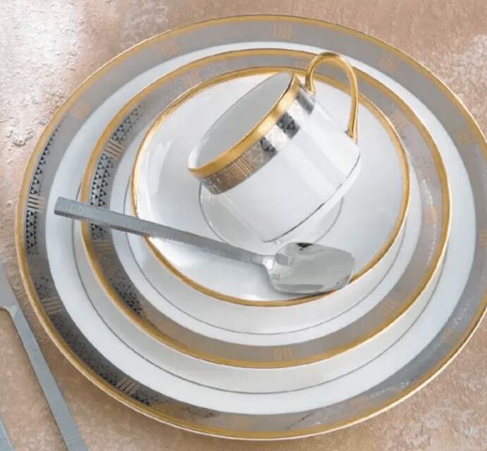 gold platinum trimPickard - Upscale fine china dinnerware made in USA