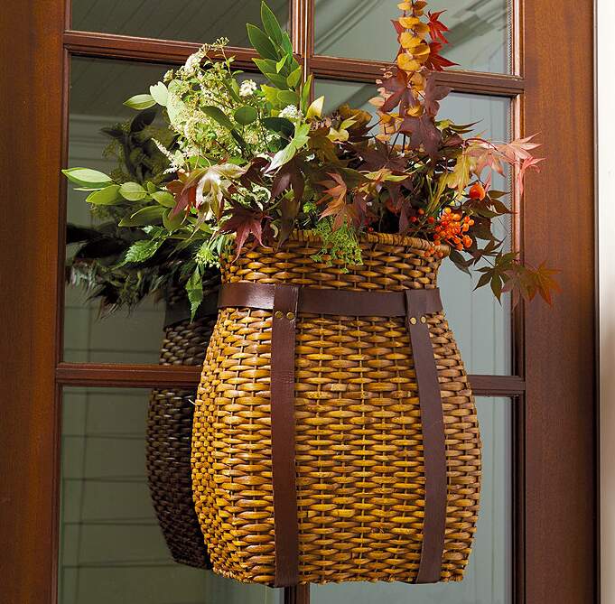 Rattan Woven Hanging Decorative Basket