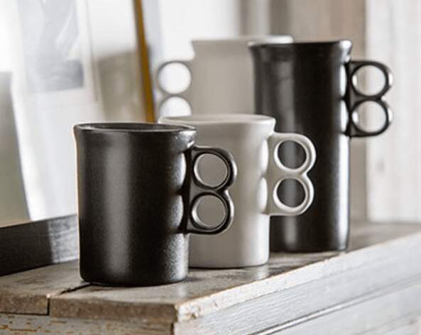 matte mugs Bennington Potters - Handmade stoneware dinnerware American made