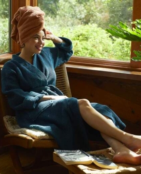 Here Is The Soft Waffle Robe You Need To Unwind & Relax