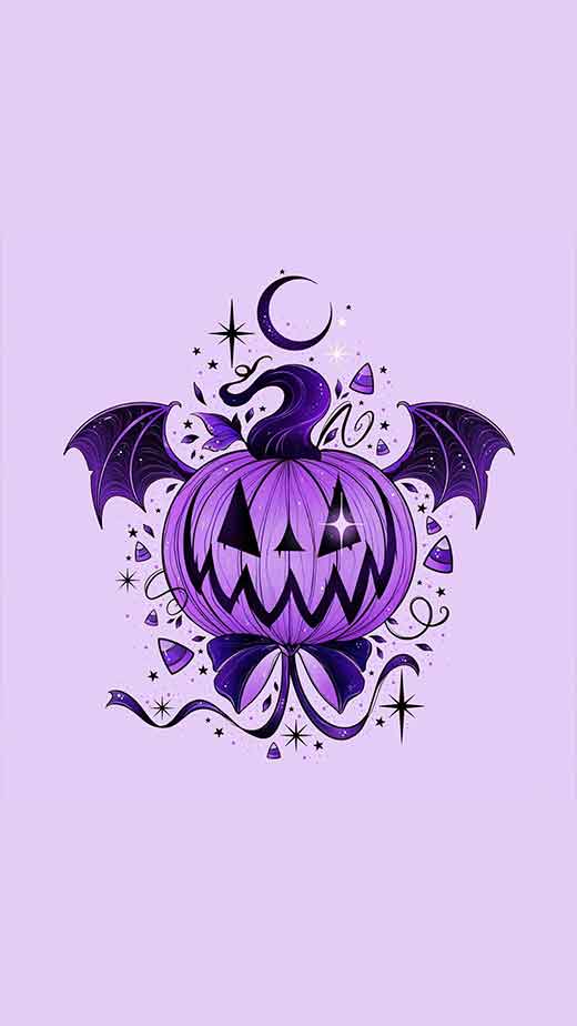 Purple halloween Wallpaper Download  MobCup