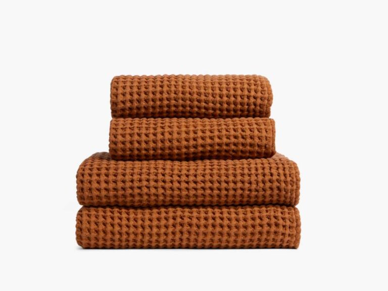 The Best Waffle Towels To Keep You Dry And Dress Up Your Bathroom The