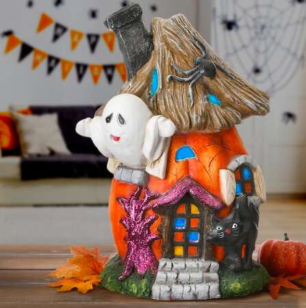 18" LED Pumpkin Haunted House