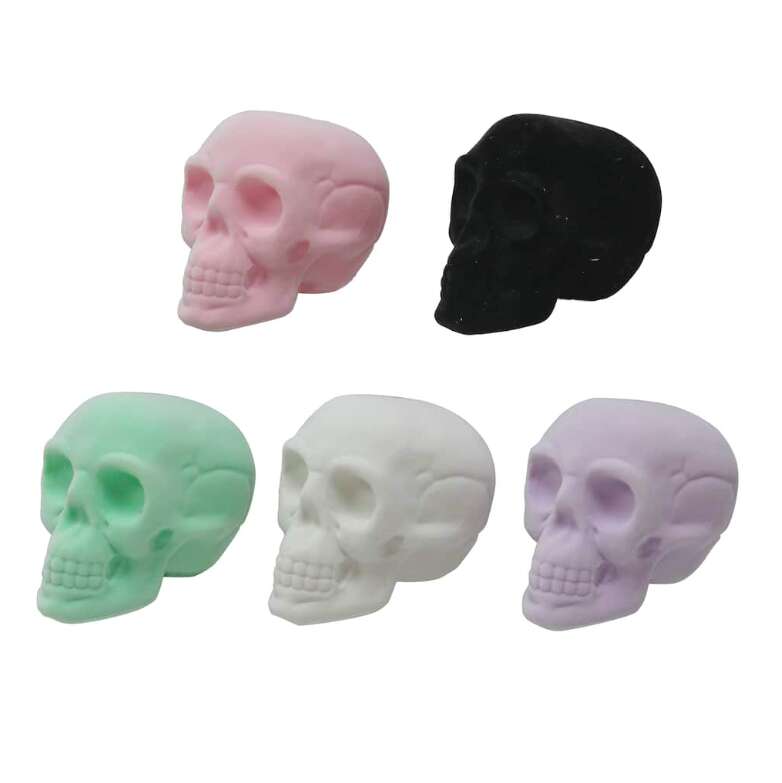 Assorted 5" Mini Halloween Tabletop Skull by Ashland