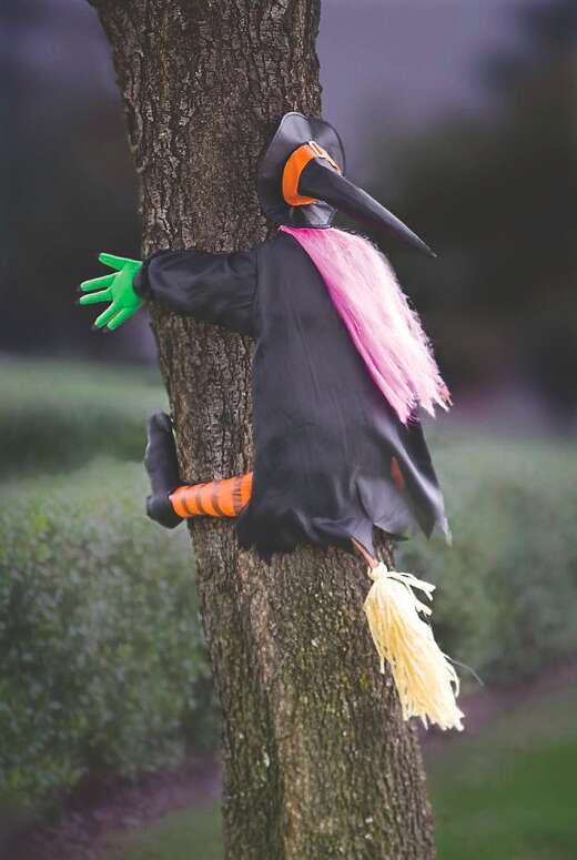 Betty Bash The Crashing Witch Cute Outdoor Halloween Decoration