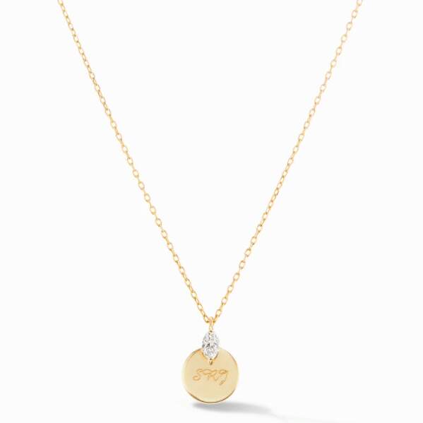 Circle Necklaces With Diamond, by Sophie Ratner Jewelry