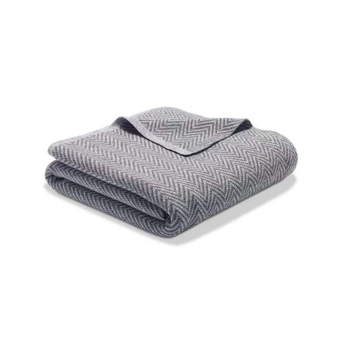 Luxe Cashmere Wool Throw, Riley Home