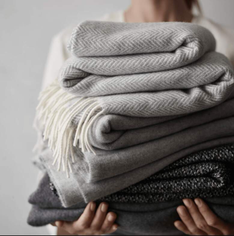 Luxury Wool-Cashmere Throw, The White Company