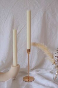 Taper Ribbed Candles