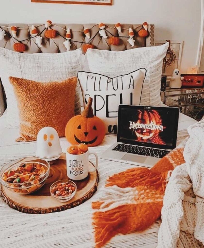 cute halloween bedroom decor fall aesthetic