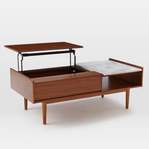 Mid Century Modern Coffee Table With Storage Photograph
