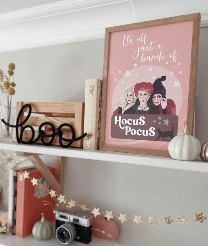 cute hocus pocus halloween deco