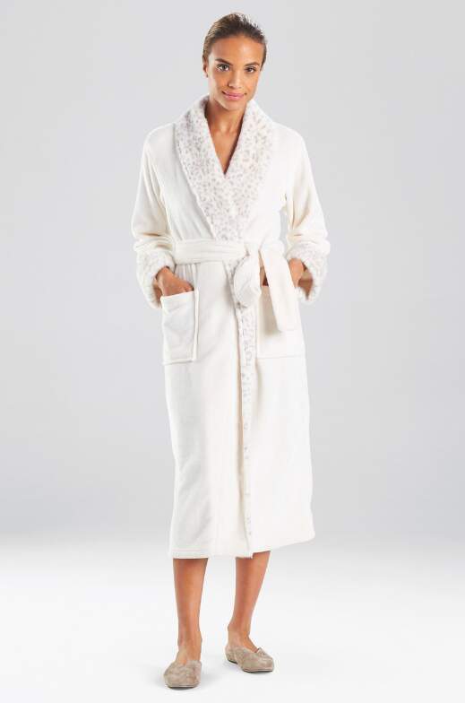Natori White Plush Robe