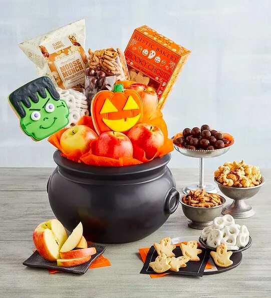 Cauldron Snack Gift Set For Halloween
