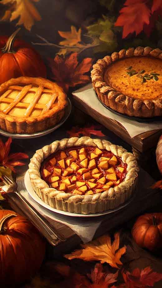 thanksgivin pie wallpaper for iphone