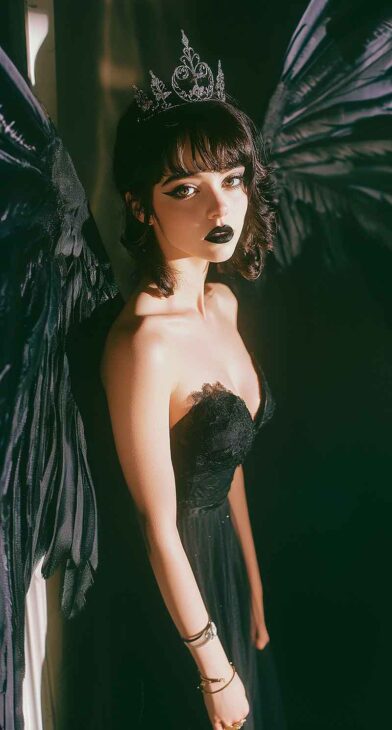 dark angel woman costume idea