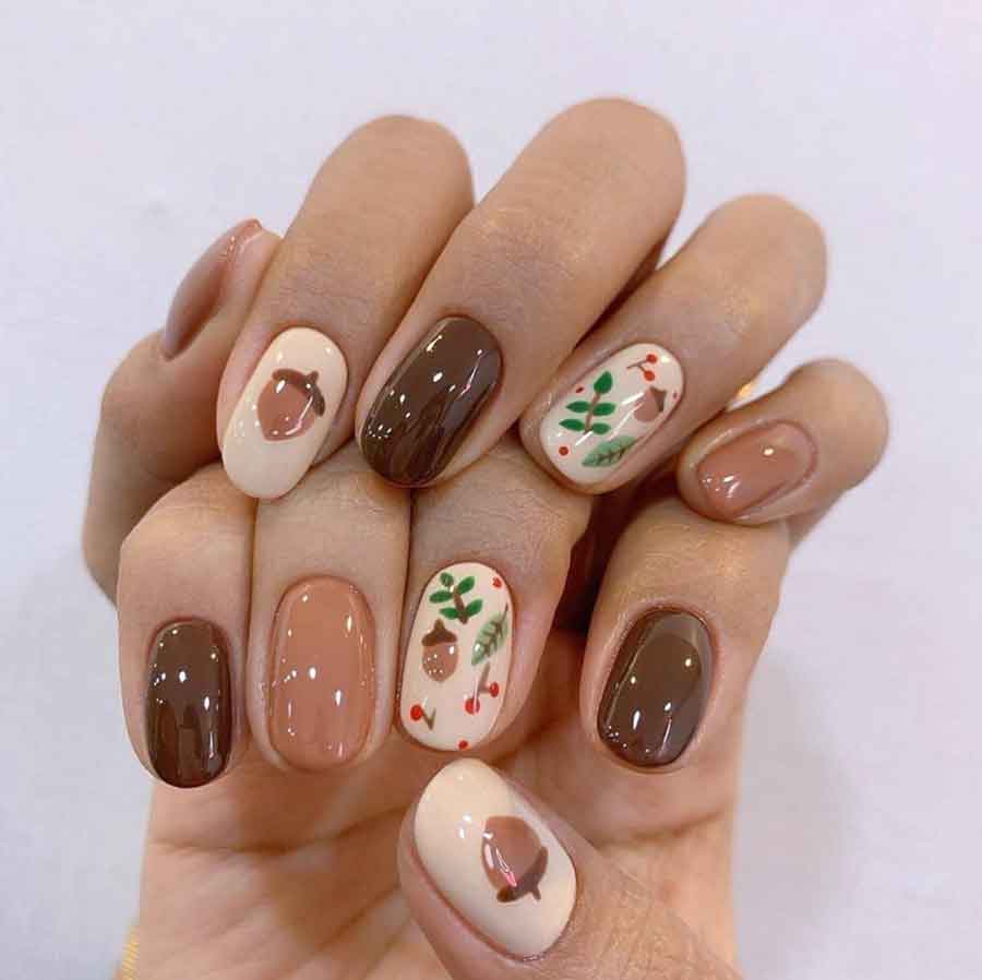 nail design thanksgiving