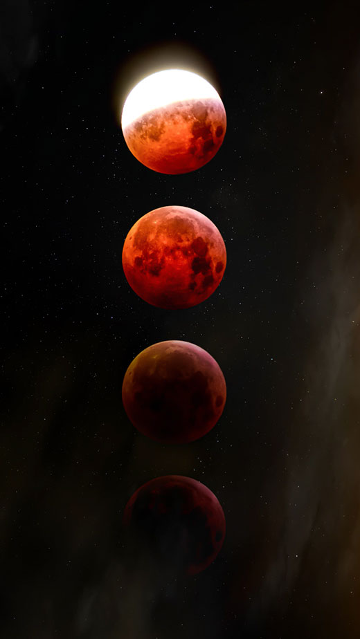 red moon eclipse wallpaper for iphone