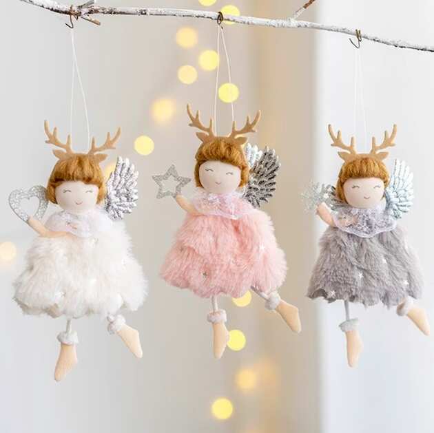 Hanging Angel Doll Christmas Ornament