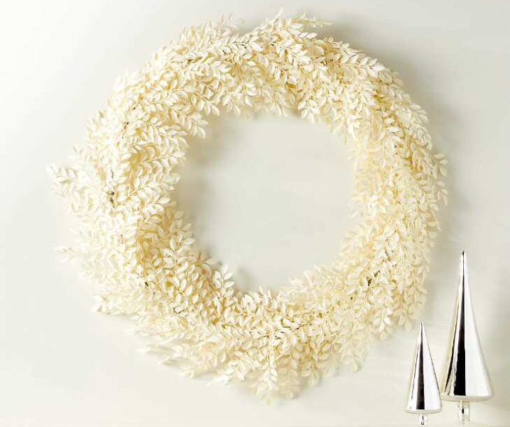 The Most Beautiful White Christmas Wreaths For Winter Wonderland Aesthetic