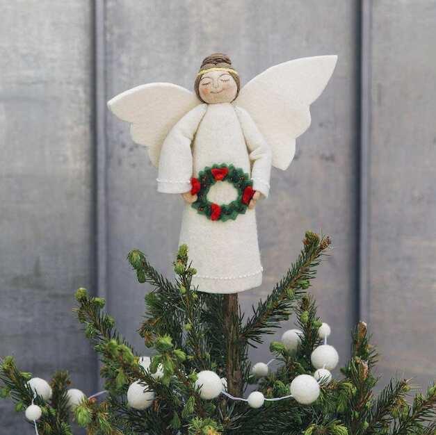 Yuletide Gift Angel Tree Topper