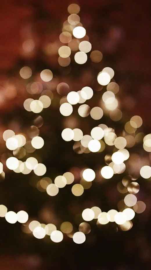 christmas tree lights wallpaper