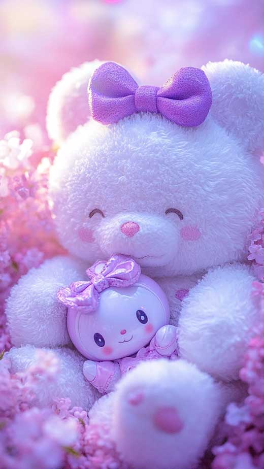 adorable cute purple wallpaper for iphone