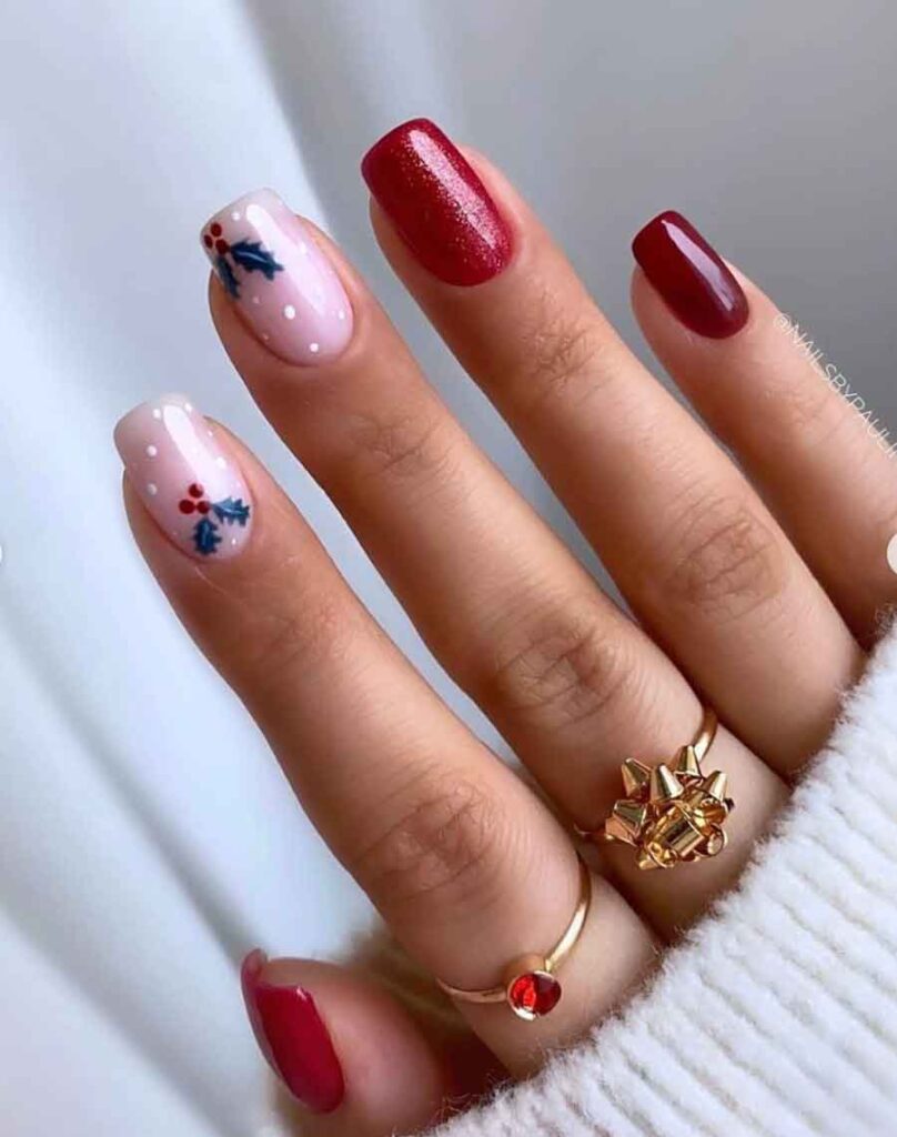 xmas nail art