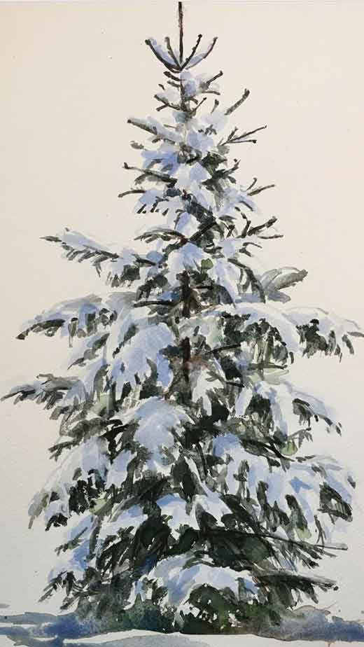 winter tree walllaper backgroun