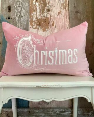 These Pink Christmas Pillows Will Girly Up Your Decor - The Mood Guide