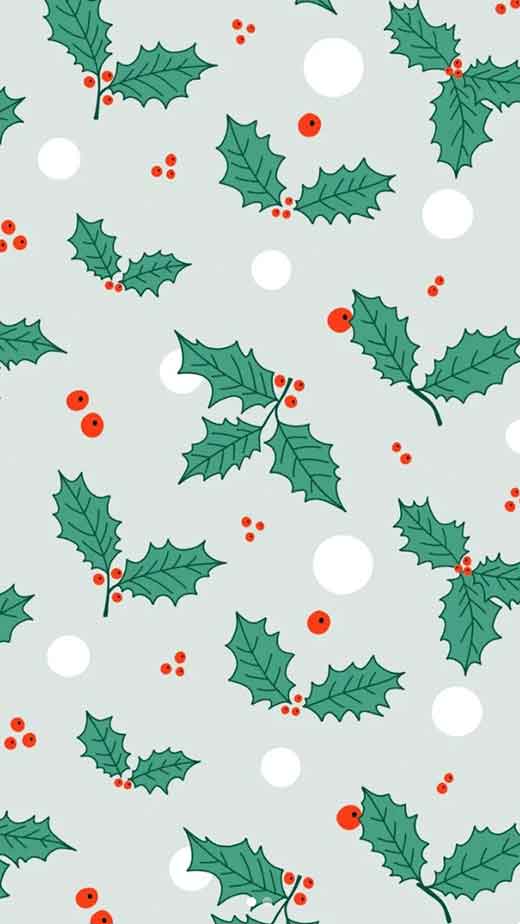 traditional red green christmas pattern background