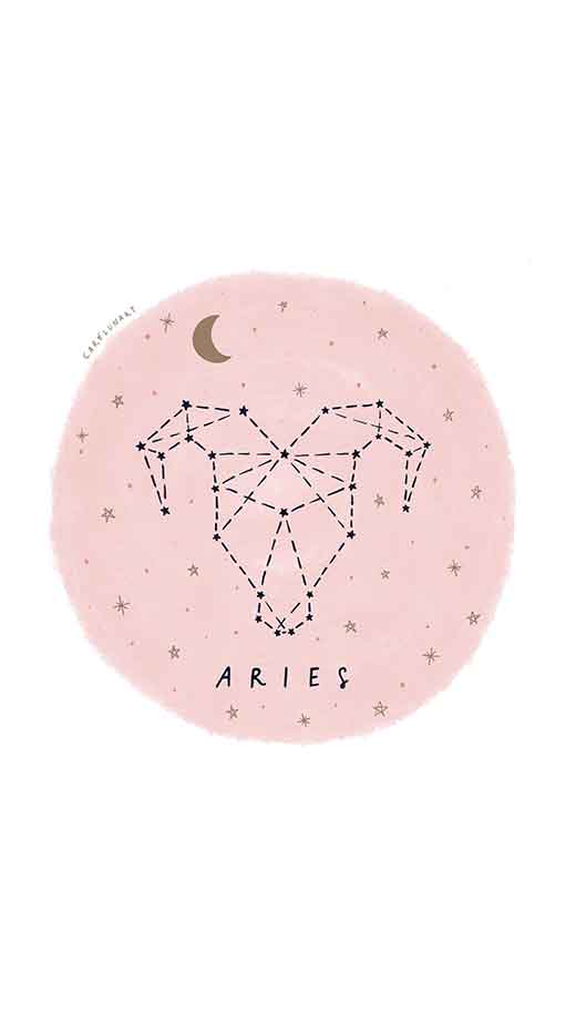 aries zodiac sign aesthetic wallpaper iphone