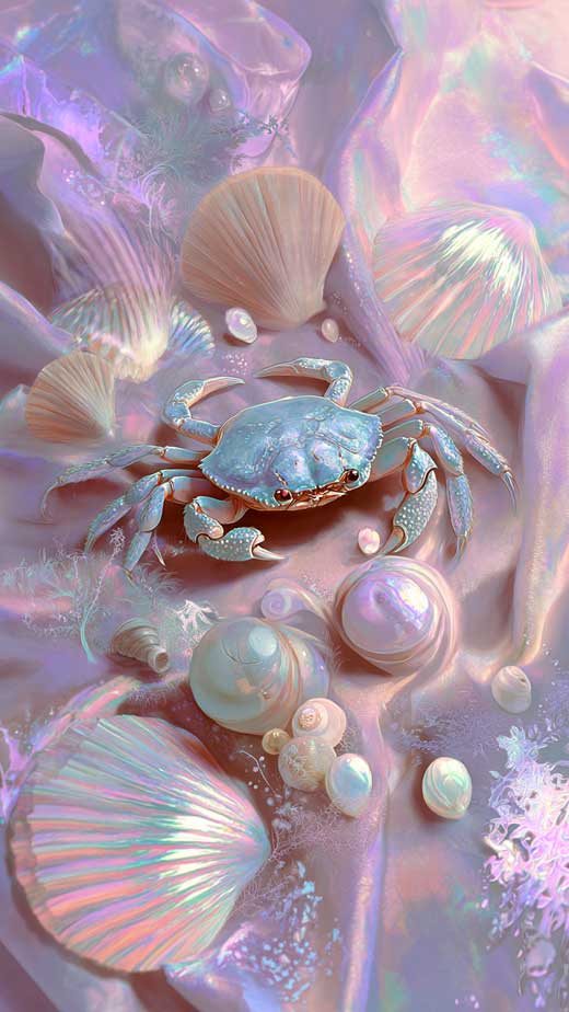 cancer zodiac sign aesthetic background