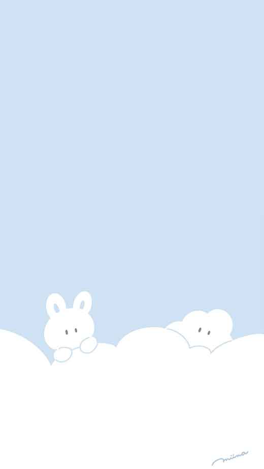 cute cloud background wallpaper for iphone