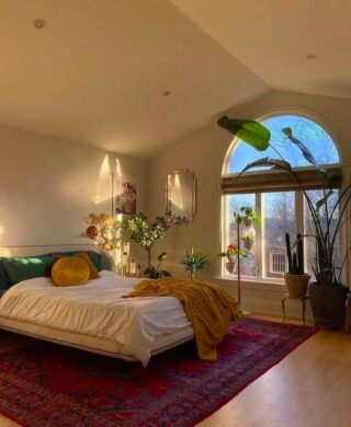 Yellow Mustard & Dark Green Bedding For An Inspiring Bedroom & Bold ...