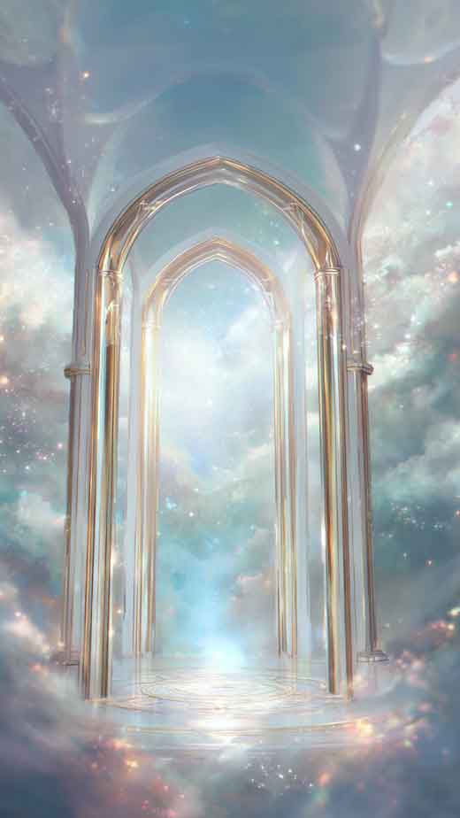 ethereal portal aesthetic wallpaper