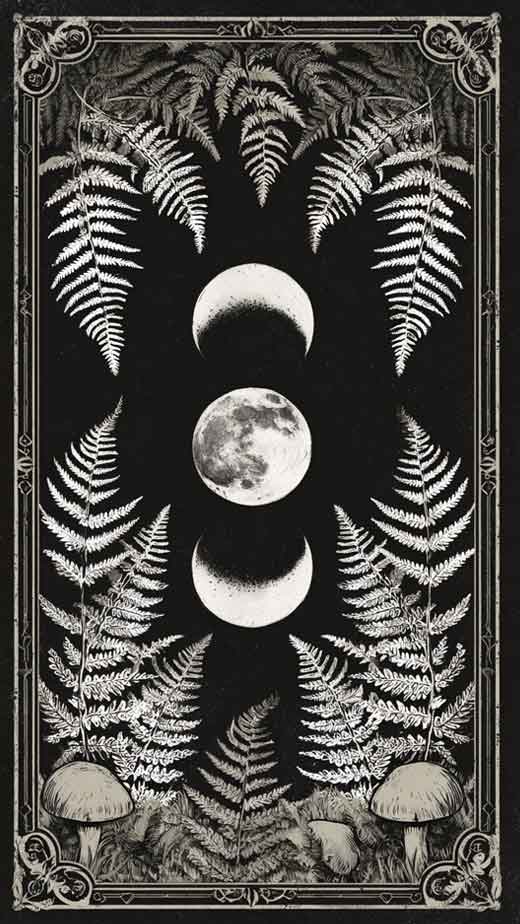 cosmic moon aesthetic wallpaper