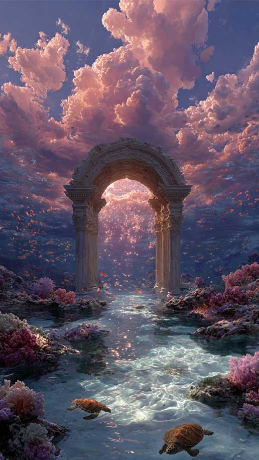 celestial phone background