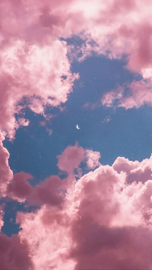 pink clouds aesthetic wallpapers