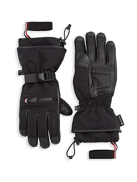 Winter Ski Gloves With GoreTex Water-Repellant Technology, Moncler Grenoble
