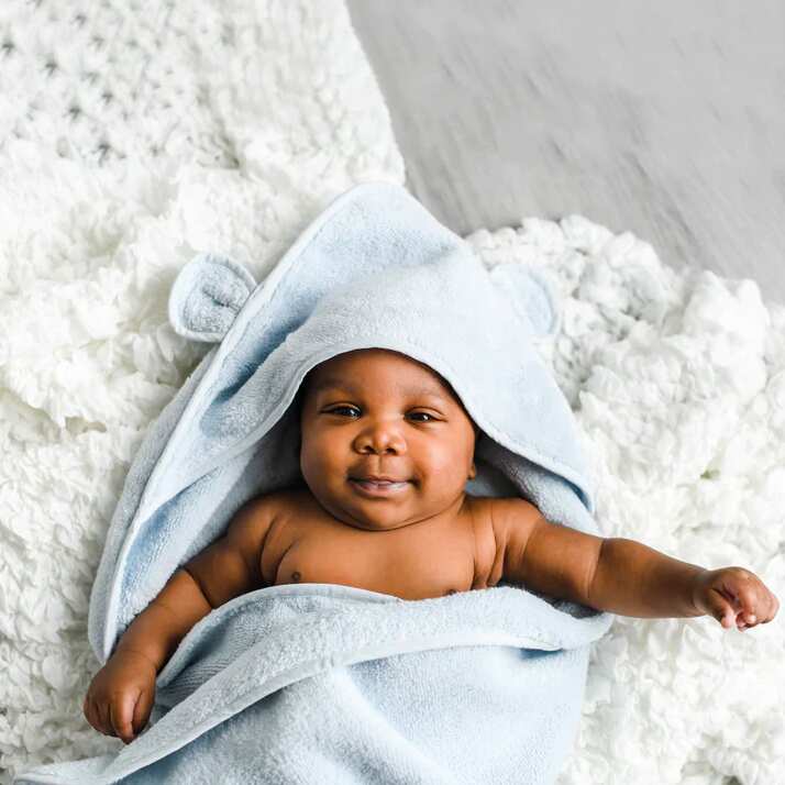 Organic baby best sale bath towels