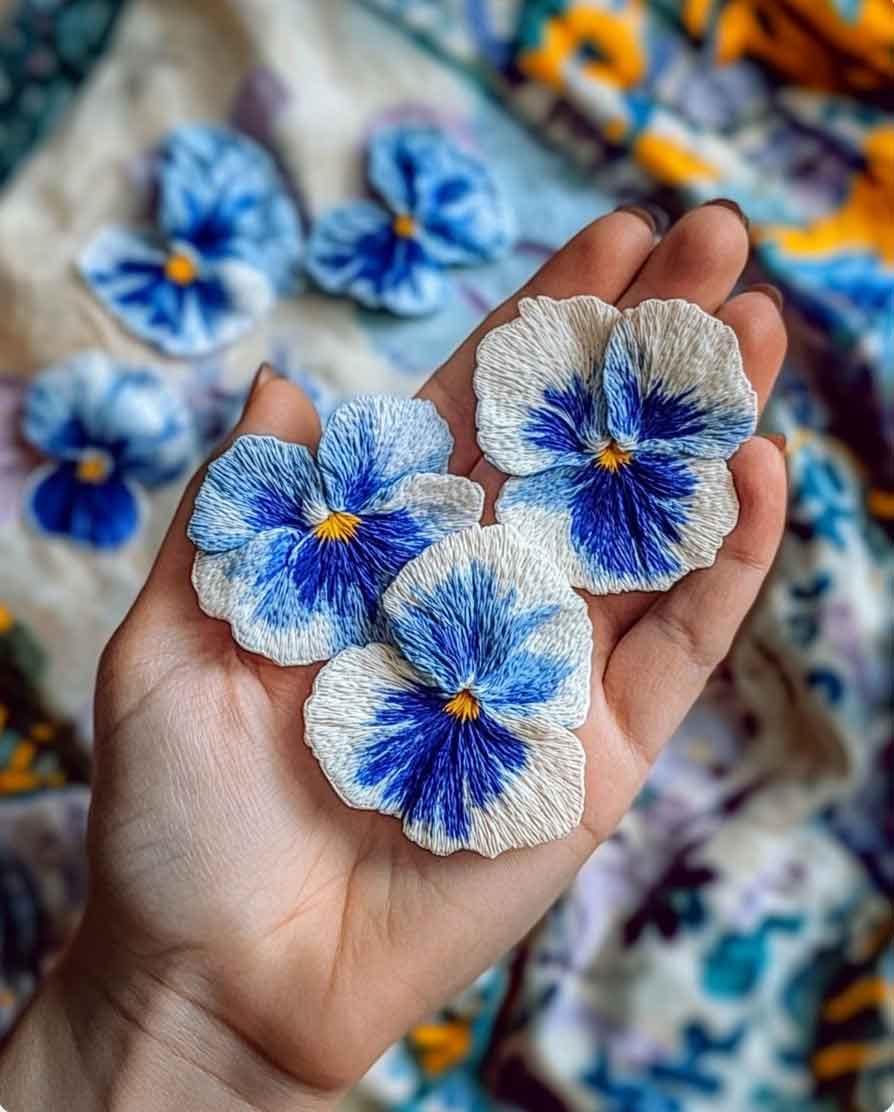 blue flowers spring aesthetic