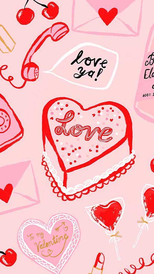 Valentines Day Wallpapers For Your HomeScreen Aesthetic  POPSUGAR Tech