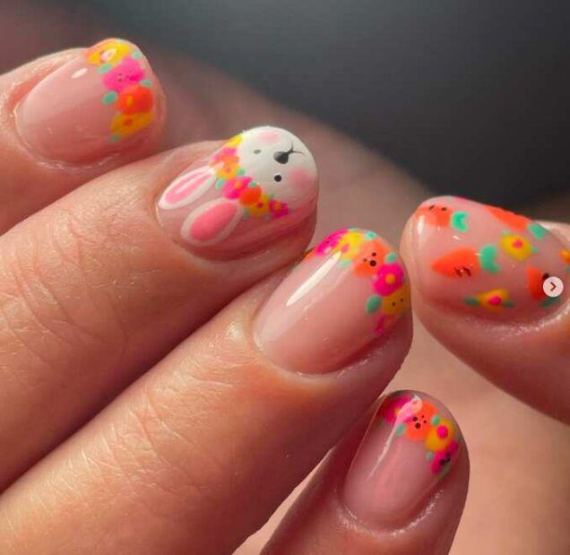 33 Aesthetic Easter Nails Designs & Ideas To Try This Year - The Mood Guide