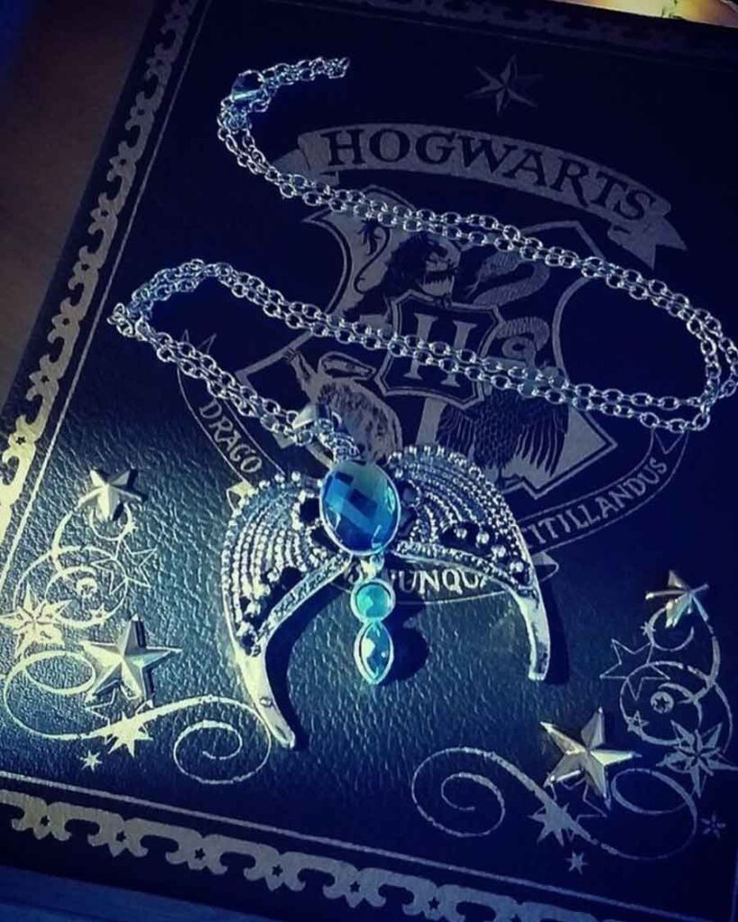 ravenclaw aesthetic necklace
