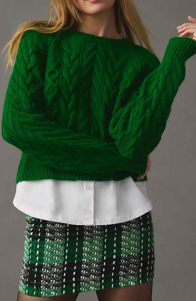 slytherin aesthetic outfit plaid skirt