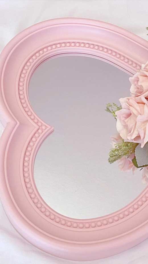 light pink heart aesthetic wallpaper iphone