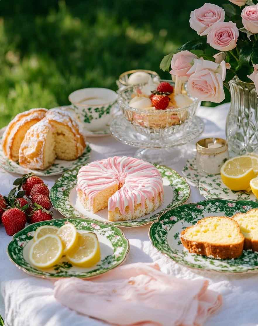 pastel spring picnic