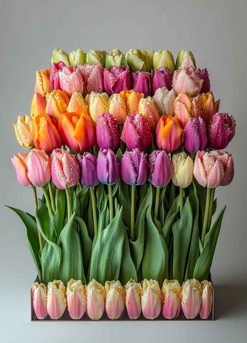 aesthetic tulips image picture